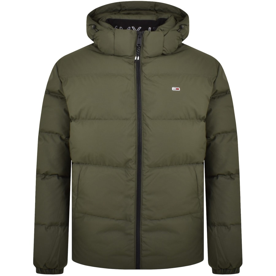 Tommy Jeans Essential Down Jacket Dark Green L